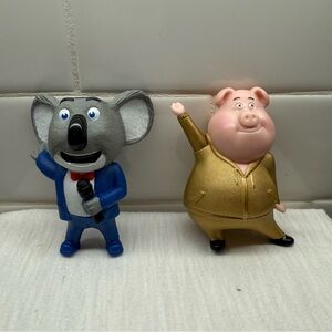 Sing Movie McDonald's Happy Meal Toy Figure Lot Of 2 Characters.2016 Sound works